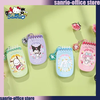 10pcs Sanrio Mini Flip-Coil, Telefón, Notebook Office Školské Notebooky Veľkoobchod Cartoon Cinnamoroll Pochacco Denník Poznamenáva, Memo Obrázok