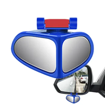 Blindspot Zrkadlo Na Auto 360Rotatable Auto Pomocné Široký Uhol Zrkadlá Dvojité Sklo Zozadu Blind Spot Zrkadlo, Dvojité Sklo Obrázok