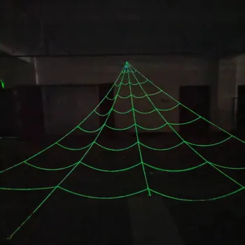 Nový Príchod Svetla Trojuholníkové Web Spider Web Bar KTV Thriller Halloween Dekorácie, Rekvizity Obrázok
