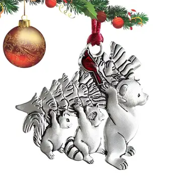 Ozdoby Na Vianočné Stromčeky Vianočné Výzdoba, Vianočné Malé Kovové Antické Striebro Prívesok Náhrdelník Plavidlá, Na Vianoce, Nový Rok Obrázok